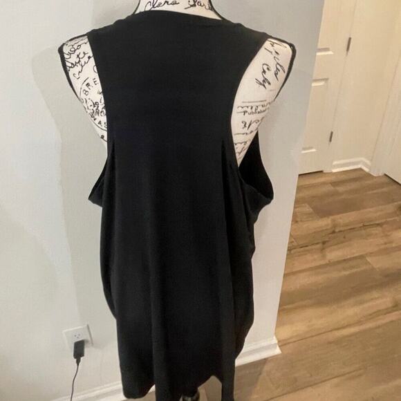 ATHLETA MIDI TANK DRESS UPF 50 POCKETS BLACK SZ XXL TENNIS/PICKLEBALL VERSATILE - Picture 14 of 16